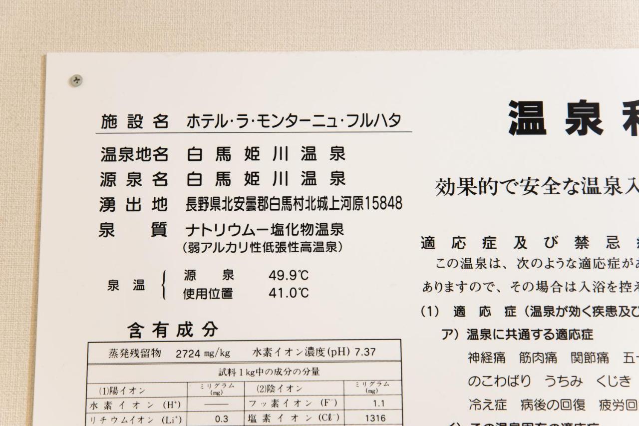 Hotel La Montagne Furuhata Hakuba Kültér fotó